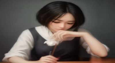 成年儿子在公园独自散步，画面开阔，体现回避型依恋者开始主动靠近母亲的心理成长过程